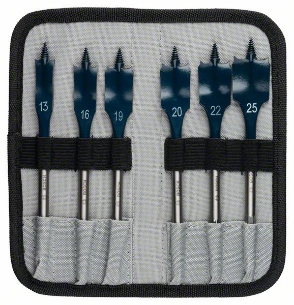 Bosch Professional 6-dijelni set plosnatih svrdla za glodanje Self Cut Speed 13; 16; 19; 20; 22; 25 - 2608595425