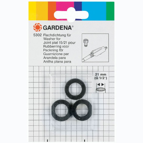 Gardena Rubberringen, inhoud: 3 stuks