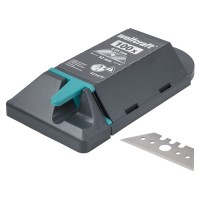 Wolfcraft 100 Profi-Trapezklingen in Spenderbox, 52 mm - 4314000