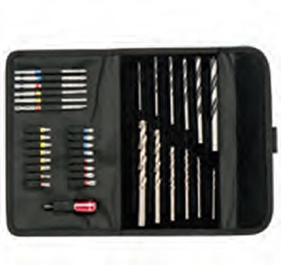 Metabo Bit- und Bohrer-Rolltasche 35-teilig