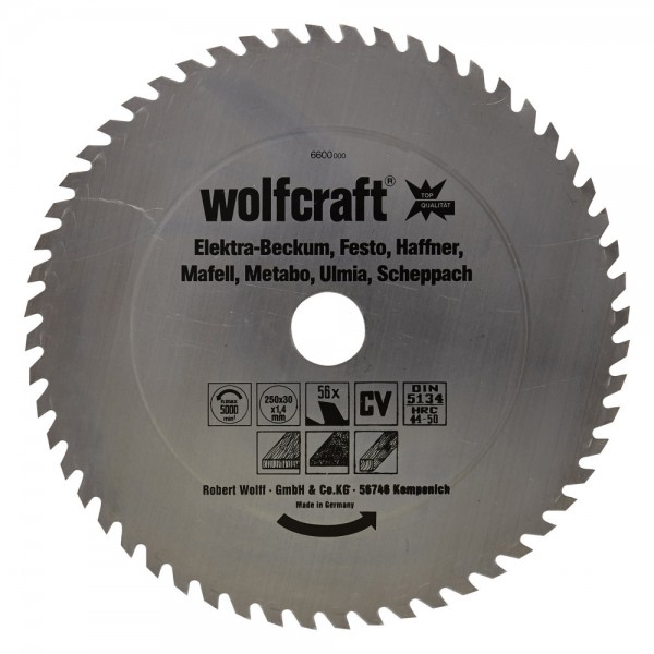 Wolfcraft Tafelzaagbladen serie rood (snelle grove zaagsneden) - 6600000