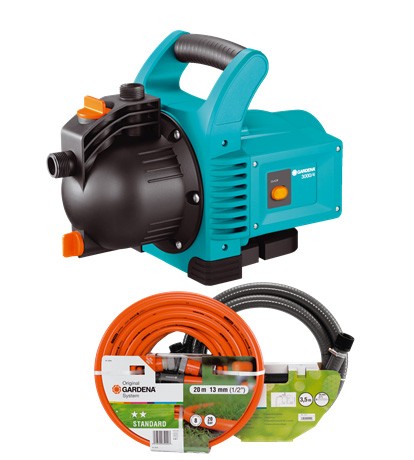 Gardena Kit Pompe d'arrosage de surface 3500/4 Classic
