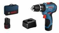 Bosch Professional Akumulatorska bušilica GSR 12V-30, 2x2.0Ah - 06019G9004