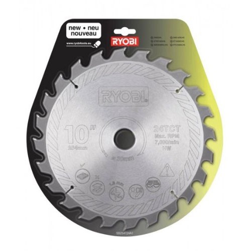 Ryobi Lame carbure pour scie à coupe d'onglet et scie sur table SB254T24A1 - 5132002621