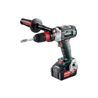 Metabo Taladro/roscador de batería GB 18 LTX BL Q I (603828500) - Maletín profesional - 18V 2x5.2Ah Ion de litio + ASC 30-36 V