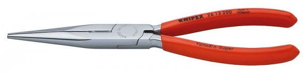 Knipex Pinza per meccanica - con becchi mezzotondi con tronchese (pinza a becchi di cicogna) 200 mm - 26 13 200