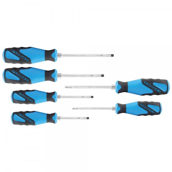 Gedore 3-C schroevendraaierset met slagkap 6-delig - SK 2154 PH-06