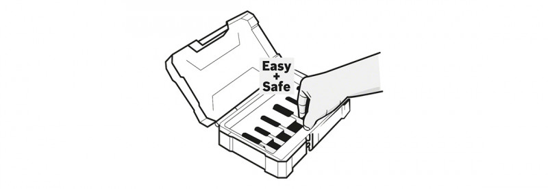 Bosch Fräsersets Safe Easy