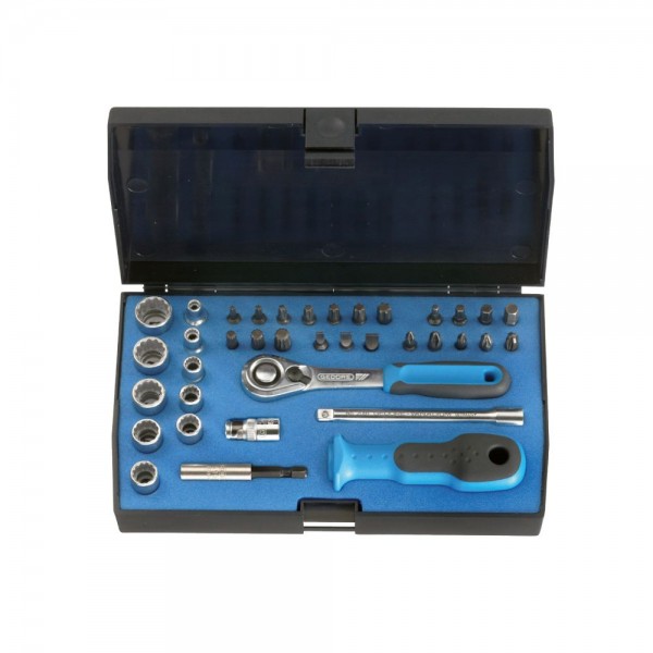 Gedore Dopsleutelset 1/4" 37-dlg UD-IN-IS-PH-PZ-TX - D 20 KAU-20