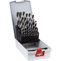 Bosch Professional Forets hélicoïdaux HSS PointTeQ, ProBox de 25 pièces - 2608577352