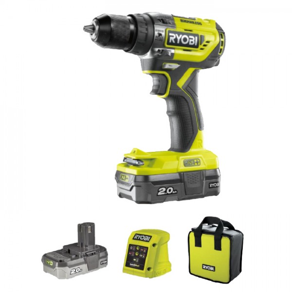 Ryobi Trapano avvitatore a percussione, 2 velocità R18PD51-220S - 5133003887