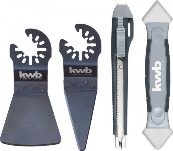 KWB Siliconen voegen reparatie set, 4-delig - 709700