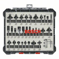 Bosch Professional Fräser-Set, 8-mm-Schaft, 30-teilig - 2607017475