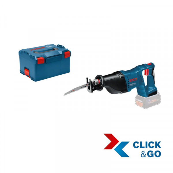 Bosch Professional Akku Säbelsäge GSA 18 V-LI Professional in L-BOXX, ohne Akku und Lader - 060164J007