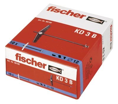 Fischer Tuimelplug KD 3 B polybag, 10 stuks - 080192