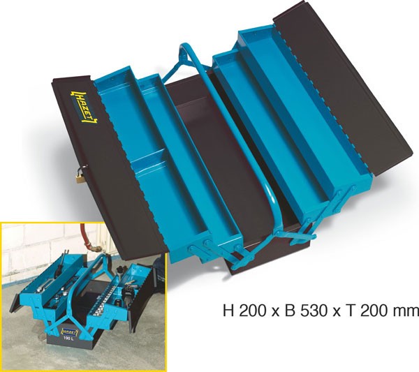 Hazet Metalen gereedschapskist, leeg Hoogte x