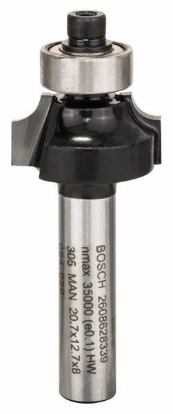 Bosch Abrundfräser 8 mm, R1 4 mm, L 10,5 mm, G 53 mm