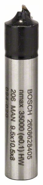 Bosch Kwartrondprofielfrezen 8 mm, R1 3,2 mm, D 9,5 mm, L 10,2 mm, G 41 mm
