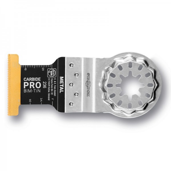 Fein E-Cut Carbide Pro, larghezza 35 mm, lunghezza 45 mm, attacco SL, 5 pezzi - 63502236230