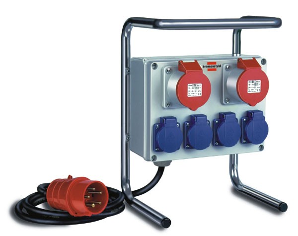 Brennenstuhl Distribuidor de corriente compacto BKV 2/4 G, IP44 - 1153750