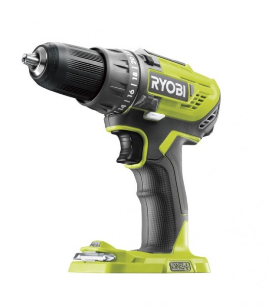 13 mm Ryobi 2-Gang Akku-Bohrschrauber 18 V R18DD3-0 Akku und Ladegerät o