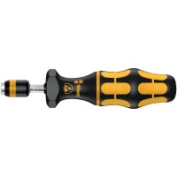 Wera 7430 Kraftform ESD, Tournevis dynamométrique réglable avec mandrin à serrage rapide Rapidaptor, 1/4 pouce, 0,10 - 0,34 Nm - 05074780001