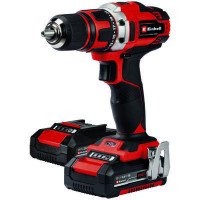 Einhell Taladro inalámbrico kit TE-CD 18/40 Li +69, 18V, 2x2,0 Ah - 4513934