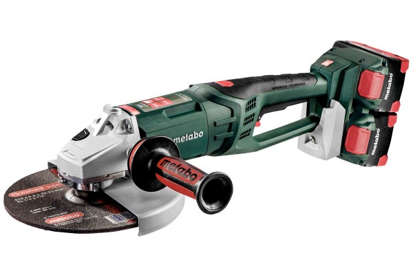 Metabo WPB 36-18 LTX BL 230 Akku-Winkelschleifer, 4x18V/8Ah LiHD, Ladegerät ASC Ultra, Kunststoffkoffer - 613102810
