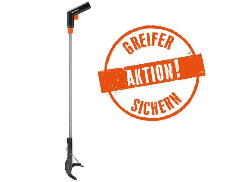 GARDENA Greifer sichern!