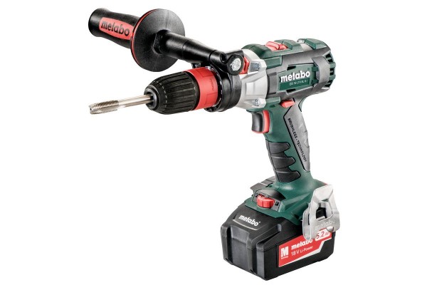 Metabo GB 18 LTX BL Q I Akku-Gewindebohrer, 2x18V/5.2Ah Li-Ion, Ladegerät ASC 30-36 V, Kunststoffkoffer - 603828500