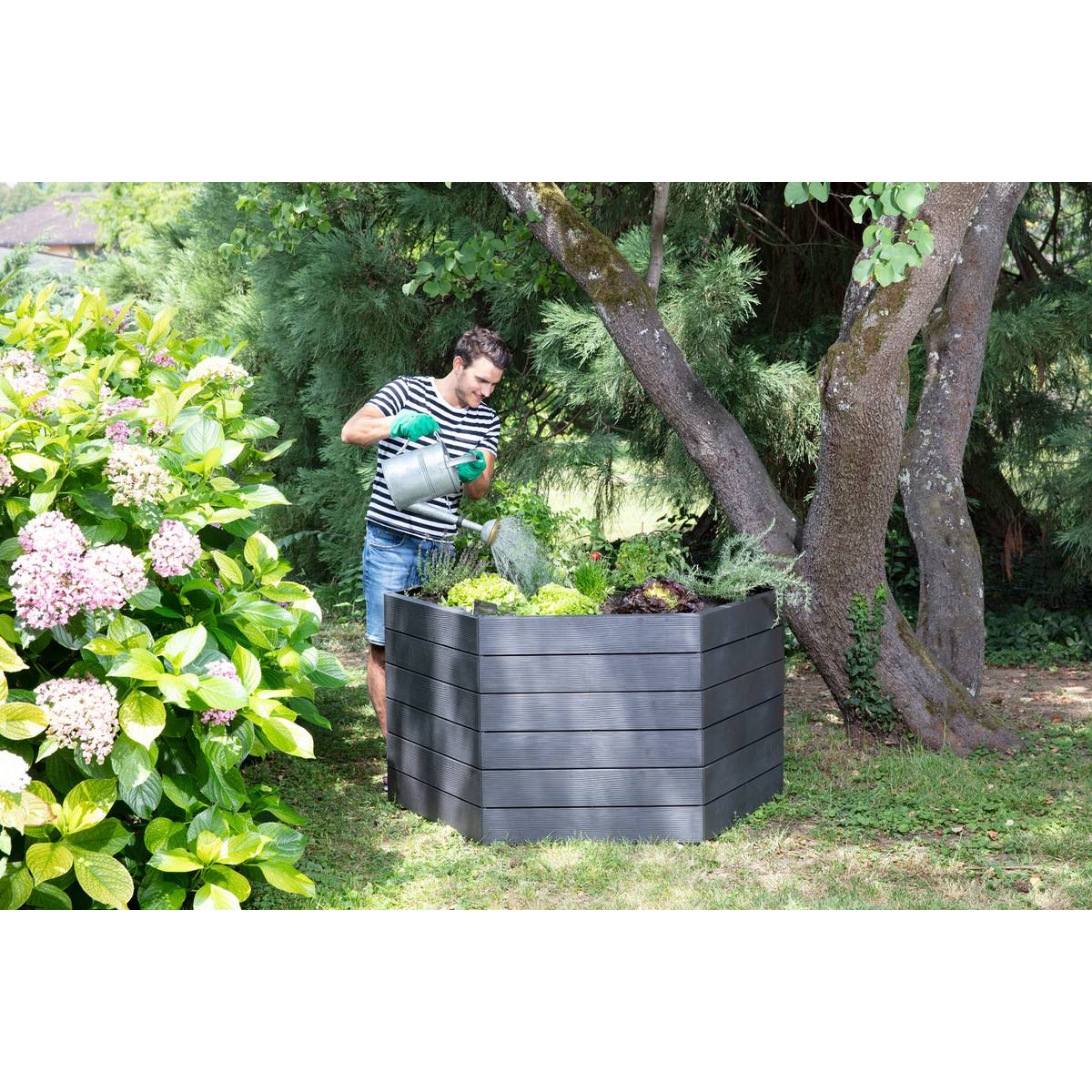 Garantia ERGO Hochbeet XL 75, Wood, inkl. FLORA 645230 myToolStore.de