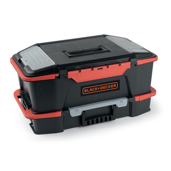 Black & Decker Kombi Werkzeugbox + Organizer (ohne Inhalt) - BDST1-75535