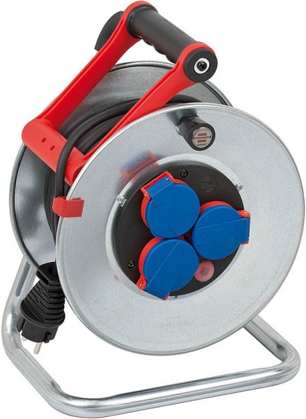 Brennenstuhl Enrollacables Garant S, IP44, 25m AT-N05V3V3-F 3G1,5 negro - 1198580