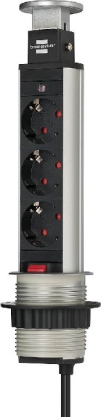 Brennenstuhl Tower Power stekkerdoos 3-fach 2m H05VV-F 3G1,5