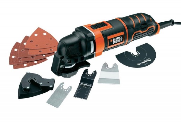 Black & Decker Multifunktionswerkzeug mit Super-Lok(TM) Schnellspann-System - 300 Watt