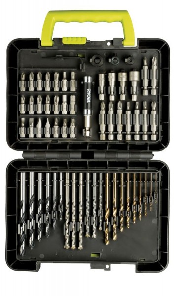 Ryobi RAK60DDF 60-teiliges Zubehörset Bohren u. Schrauben