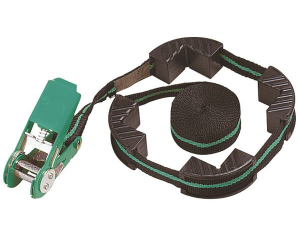 Wolfcraft morsetto a cricchetto con 4 ganasce, nastro in poliestere. . Pre