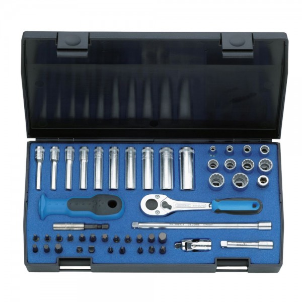 Gedore Dopsleutelset 1/4" 49-dlg UD-IN-IS-PH-PZ-TX-XZN - 20 LMU-10