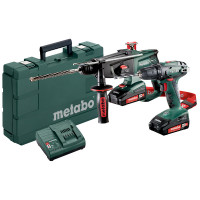 Metabo Combo Set 2.3.2 18 V Accu-machines in de set, Kunststof koffer, BS 18 + KHA 18 LTX - 685083000