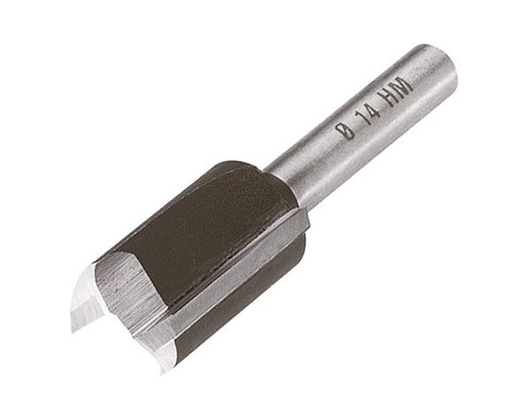 Wolfcraft Fresa cilindrica diritta HSS, codolo da 6 mm, ø 4 mm, 13 mm - 3800000