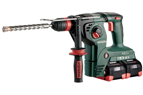 Metabo Akku-Kombihammer KHA 36-18 LTX 32, mit Metabo-Quick-Wechselfutter, MetaLoc, 18V 4x8Ah LiHD + ASC 145 Duo - 600796810