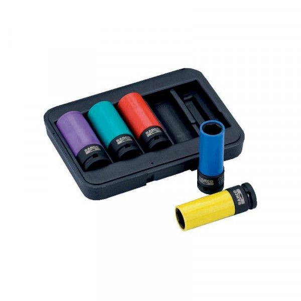 Bahco Assortimento chiavi a bussola per ruote - BWSS12P5