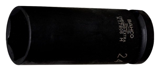 Bahco EMBOUT DE DOUILLE 1/2 MACHINE, 6 PANS, LONG, 21MM - K7806M-21"
