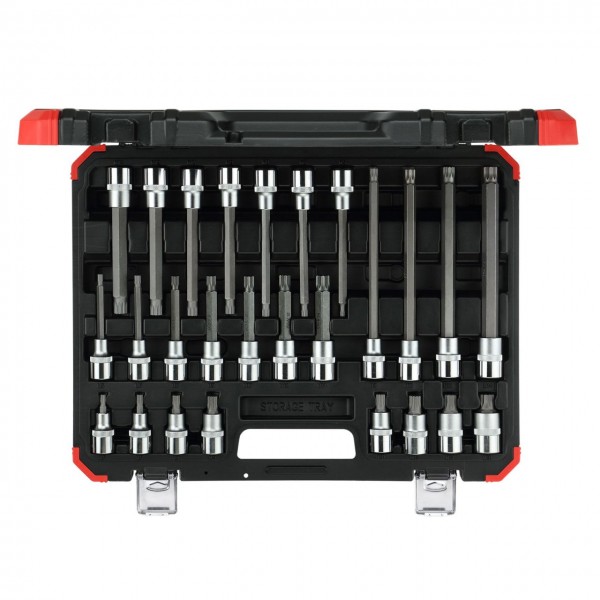 Gedore red Satz Schraubendrehereinsätze 1/2" XZN 26-teilig - R68003026