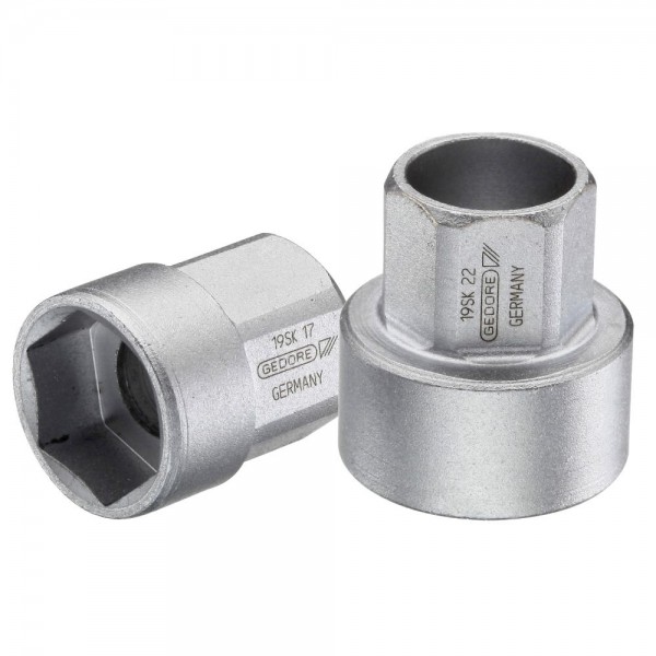 Gedore Dopsleutel 1/2" kort 22 mm - 19 SK 22