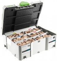 Festool DOMINO Dübel Buche Sortiment DS 4/5/6/8/10 1060x BU - 498899