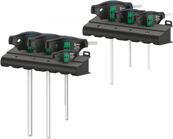 Wera HF Set 1 Schraubendrehersatz Quergriff-Schraubendreher Hex-Plus mit Haltefunktion, 7-teilig - 05023450001