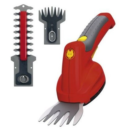 Wolf Garten Cisailles à batterie avec batterie intégrée LI-ION POWER FINESSE Set 3en1 + lames de contour - 7269000