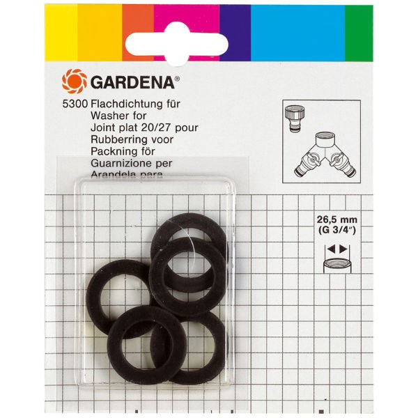 Gardena Rubberringen, 5 stuks - 05300-20