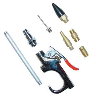 Güde Compressa pistole di soffiaggio dell'aria set - 7 pezzi